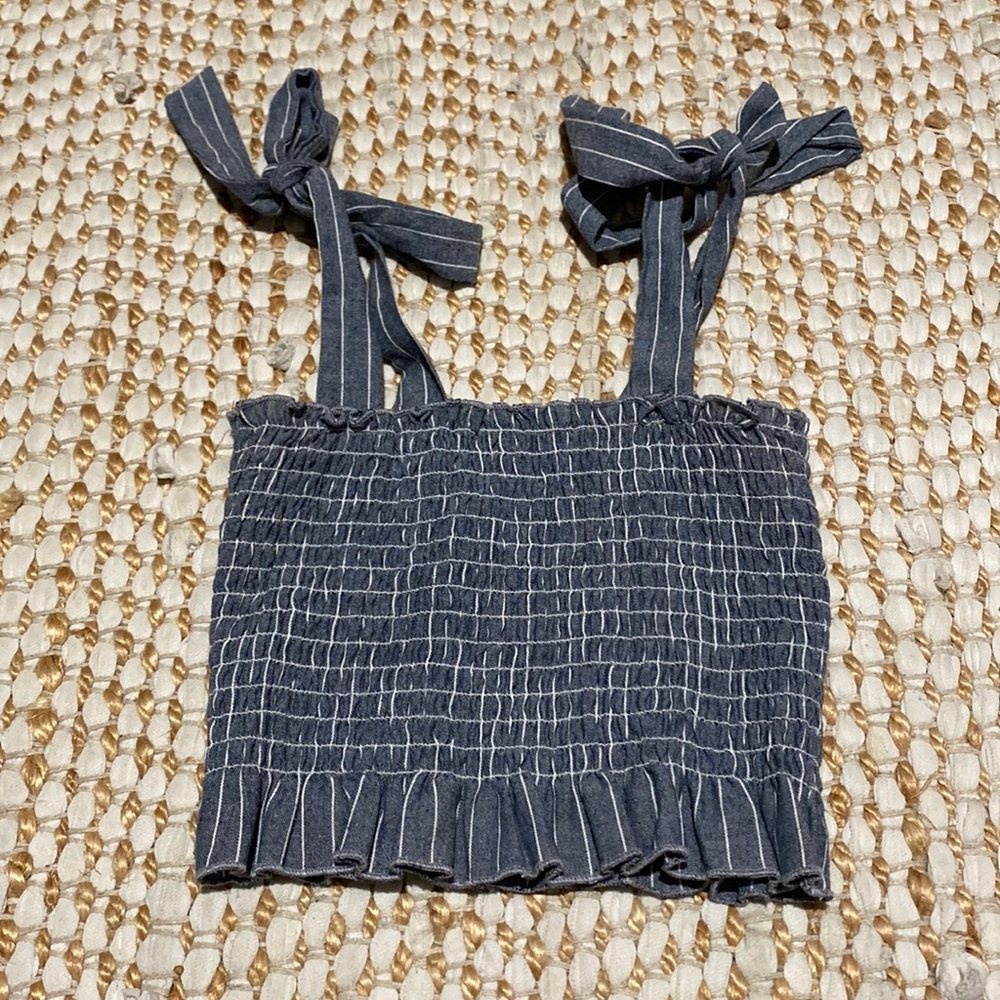 Ruched crop top